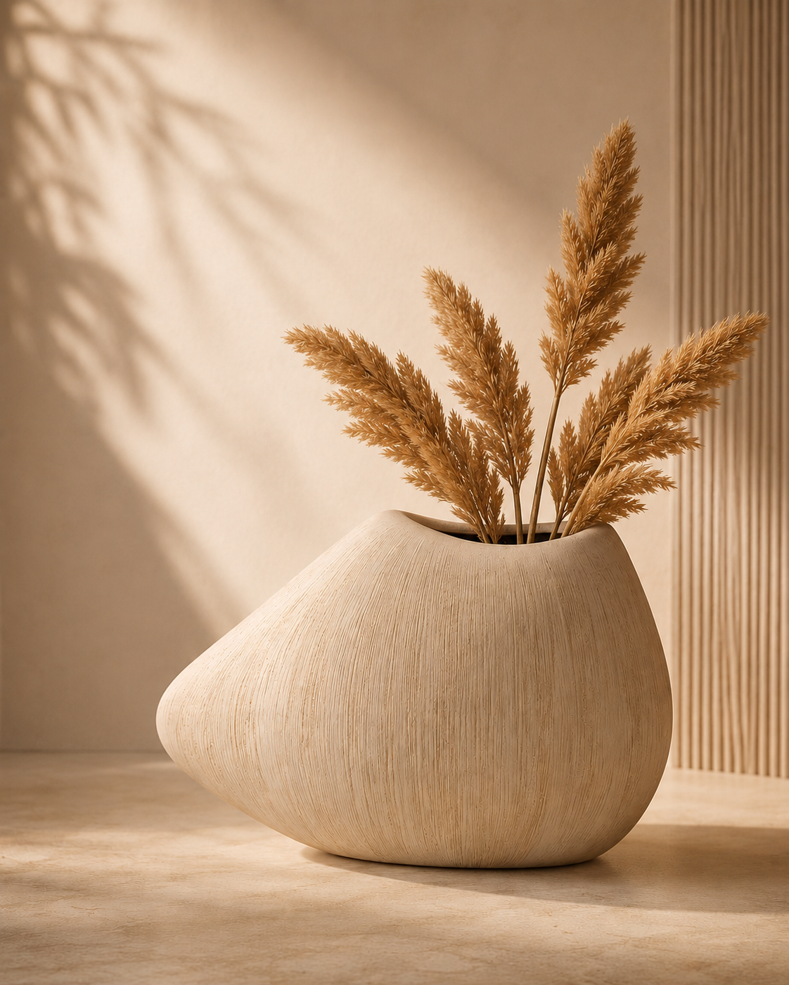 Siena Sculptural Vase in ceramic, part of the Nilvara selection