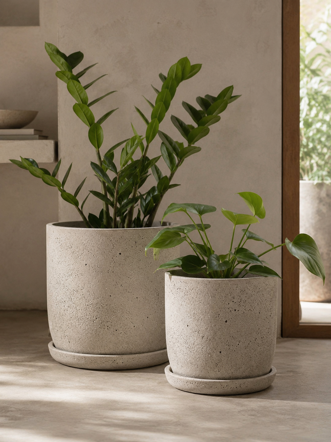 Verde Stone Planter Set